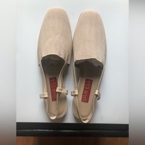 ❤️❤️ Vintage, New Vaneli Slingback Knit/Leather, Size 11